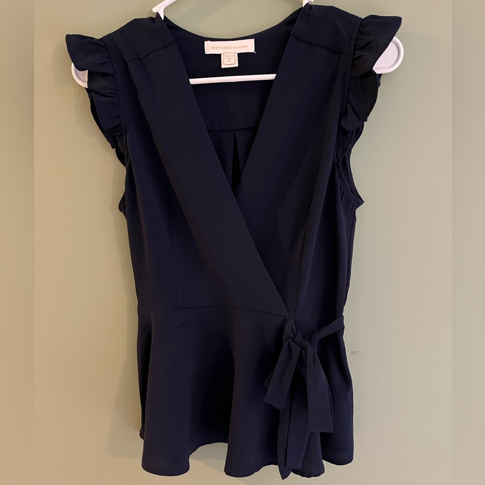 Navy Blue Top